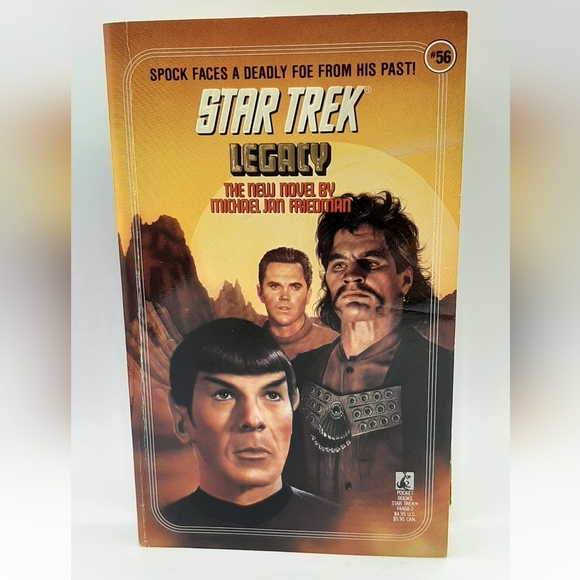 Star Trek Novels by Michael Jan Friedman #45 #56 and #58 Pocket Paperback 1980's - Picture 4 of 6
